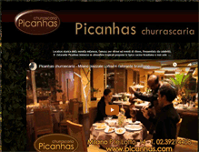 Tablet Screenshot of picanhaschurrascaria.com